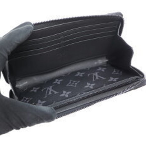 Louis Vuitton Trunk Zippy Wallet Long Monogram Eclipse Black - Picture 5 of 7
